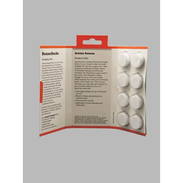 BuzzerRocks Livewell Treatment: Bubble Release