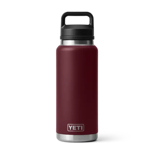 Yeti Rambler 1L Bottle w/Chug Cap. Wild Vine Red