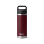 Yeti Rambler 532mL Bottle w/Chug Cap. Wine Vine Red
