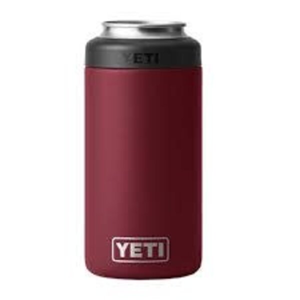 Yeti Rambler Colster 473mL Tall Can Insulator. Wild Vine Red