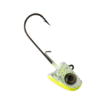 Great Lakes Finesse Hanging Jig Head 1/4oz Chartreuse Shad 2-pk