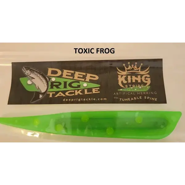 Deep Rig Tackle Artificial Herring Mag Toxic Frog