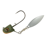 Great Lakes Finesse Sneaky Spin Matte Perch 3/8oz 1/0 Silver Blade 1-pk
