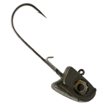 Great Lakes Finesse Hanging Jig Head 3/16oz Matte Green Pumpkin 2-pk