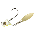 Great Lakes Finesse Sneaky Spin Chartreuse Shad 3/8oz 1/0 Gold Blade 1-pk