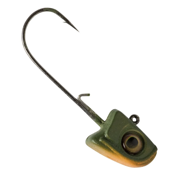 Great Lakes Finesse Hanging Jig Head 1/4oz Matte Perch 2-pk