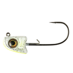 Great Lakes Finesse Sneaky Swimbait Jig Head 5/16oz Chartreuse Shad 2-pk