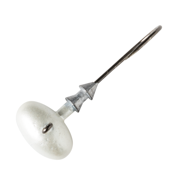 Great Lakes Finesse Stealth Football Head 1/8oz Pearl White 3-pk