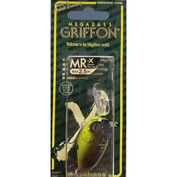 Megabass Griffon MR-X B.B.C. Black Back Chart