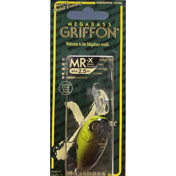 Megabass Griffon MR-X B.B.C. Black Back Chart