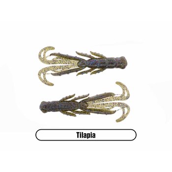 X Zone Stealth Finesse Series 2.75" Scented Stealth Creature. Tilapia