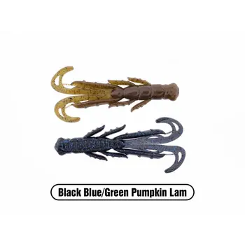 X Zone Stealth Finesse Series 2.75" Scented Stealth Creature. Black Blue/Green Pumpkin Lam