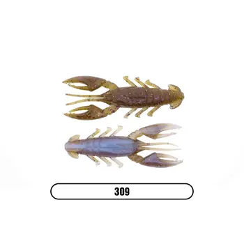 X Zone Stealth Finesse Series 2.5" Scented Stealth Craw. 309