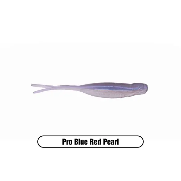 X Zone Stealth Finesse Series 2.75" Scented Stealth Minnow. Pro Blue Red Pearl