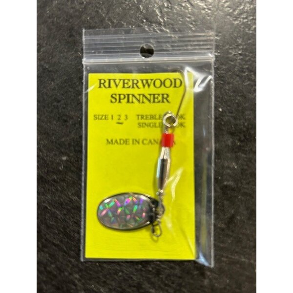 Riverwood Spinners. Size # 2 Nickel Prism