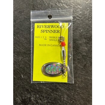 Riverwood Spinners. Size # 3 Nickel Prism
