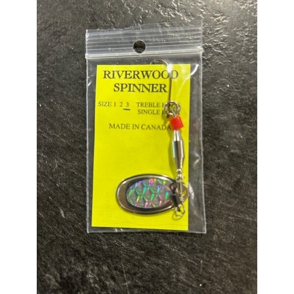 Riverwood Spinners. Size # 3 Nickel Prism