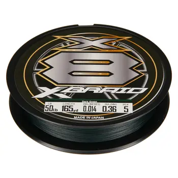 Daiwa X-Braid X8 Braid 15lb 165yd Green White