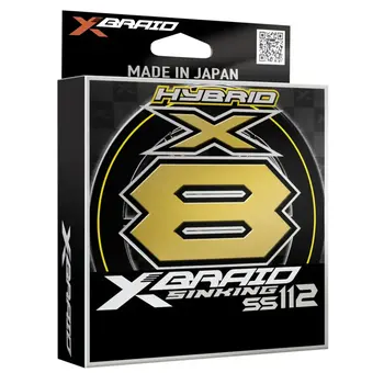 Daiwa X-Braid Sinking SS 112 Braid 8lb 165yd Yellow