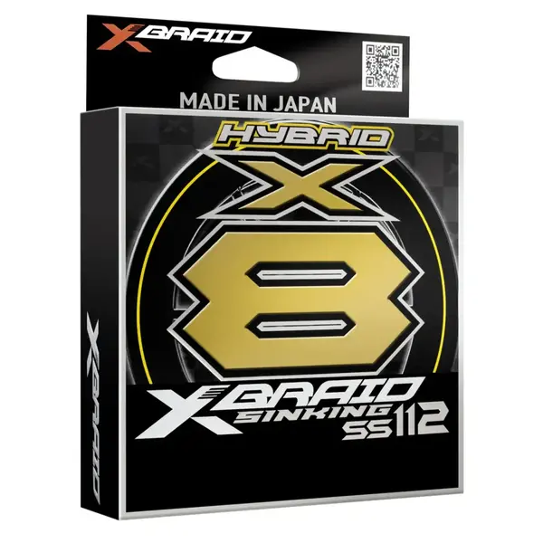 Daiwa X-Braid Sinking SS 112 Braid 8lb 165yd Yellow
