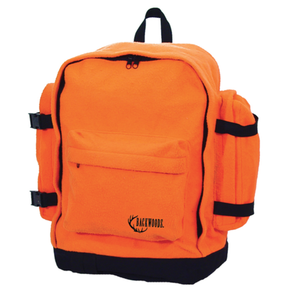 Backwoods Orange Backpack Silent Fleece, 25L
