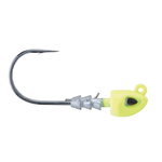 Berkley Fusion19 Swimbait Jighead 1/4oz 3/0 Chartreuse 3-pk