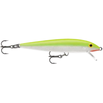 Rapala Original Floating. Silver Fluorescent Chartreuse 18