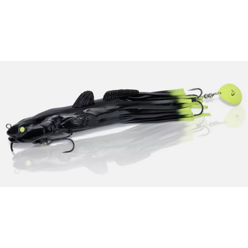 Savage Gear 3D Burbot Tube 10" 6.7oz Black Chartreuse