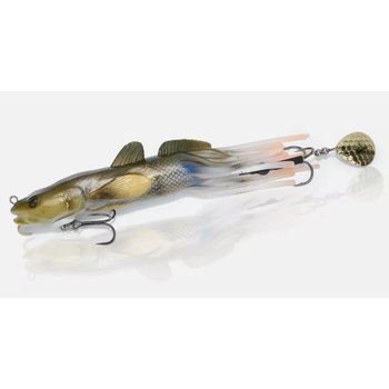 Savage Gear 3D Burbot Tube 10" 6.7oz White Sucker