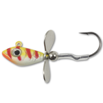 Northland Whistler Jig. 1/4oz UV Electric Perch 2-pk