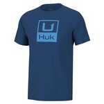 Huk Stacked Logo Tee