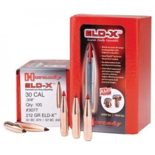 Hornady 30cal .308 178gr ELD-X Box Of 100