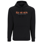 Simms Unisex Simms Logo Hoody. Black