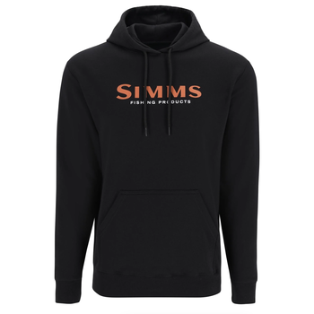 Simms Unisex Simms Logo Hoody. Black