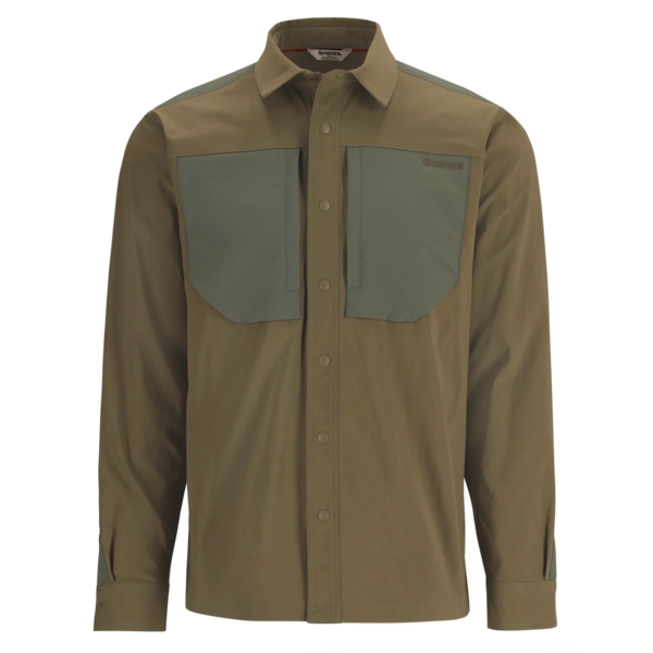 Simms Men's Confluence Shirt Driftwood Loden