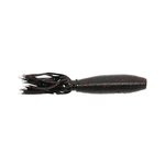 Yamamoto Fat Ika. Black w/Red Flake 10-pk