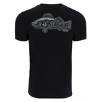 Simms Men's Walleye Scene T-Shirt Black