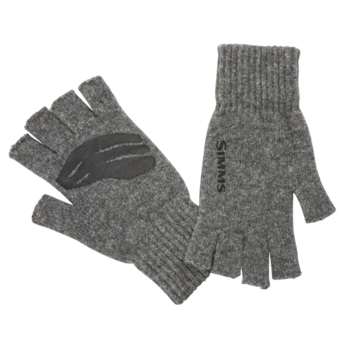 Simms Wool Half-Finger Glove Steel L/XL