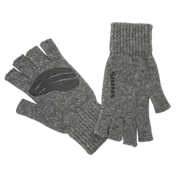 Simms Wool Half-Finger Glove Steel L/XL