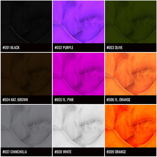 Shor Crosscut Rabbit Strips Black