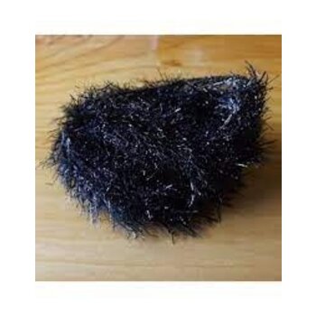 Flybox Medium Crystal Hackle Black