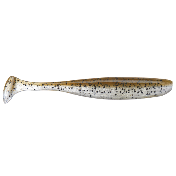 Keitech Easy Shiner 2" Green Pumpkin Pepper Shad 12-pk