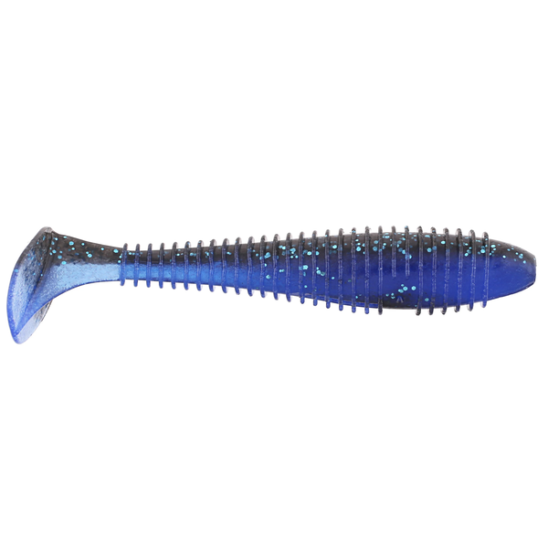 Keitech Swing Impact Fat 3.3" Black Blue/Deep Blue 7-pk