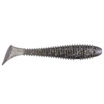 Keitech Fat Swing Impact 3.3" Smoke Silver 7-pk