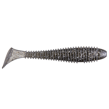 Keitech Fat Swing Impact 3.3" Smoke Silver 7-pk