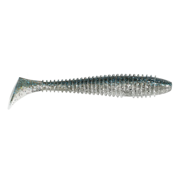 Keitech Swing Impact Fat 3.8" Silver Shiner 6-pk