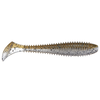 Keitech Swing Impact Fat 3.3" Green Pumpkin Pepper Shad 7-pk