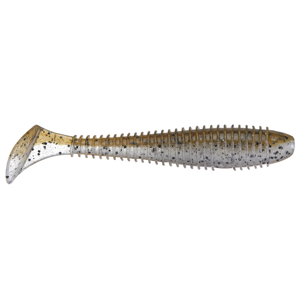 Keitech Swing Impact Fat 3.3" Green Pumpkin Pepper Shad 7-pk