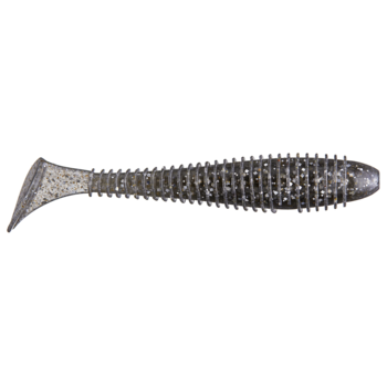 Keitech Swing Impact Fat 3.8" Smoke Silver 6-pk