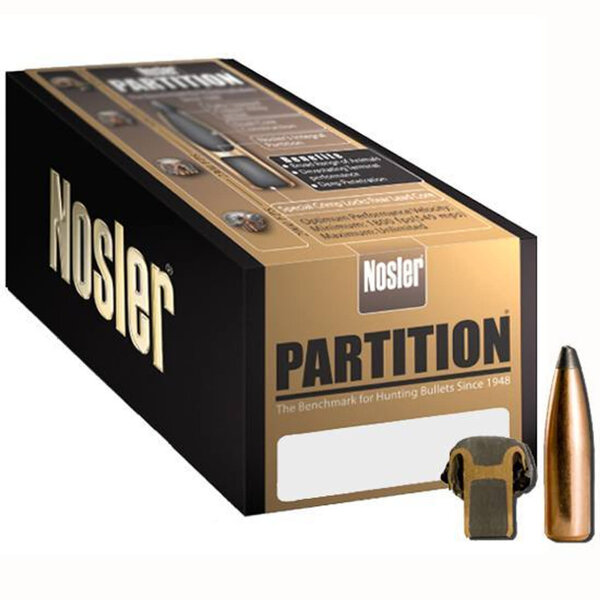 Nosler Nosler 16321 Partition 6.5 Creedmoor .264 140 gr Spitzer 50 Per Box
